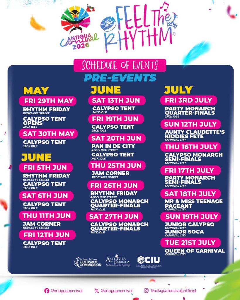 Antigua Carnival Pre-Events