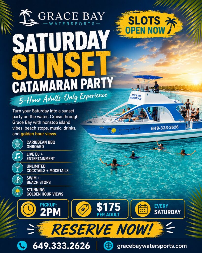Sunset Catamaran Party – Turks & Caicos