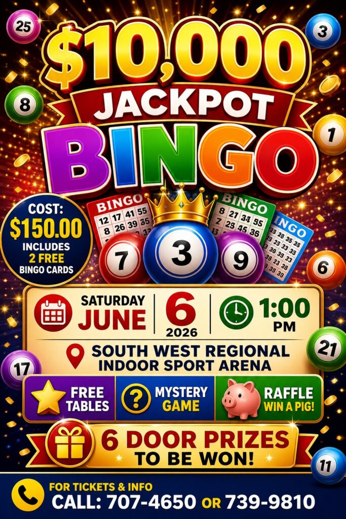 Big Bingo – $10,000 Jackpot – Trinidad