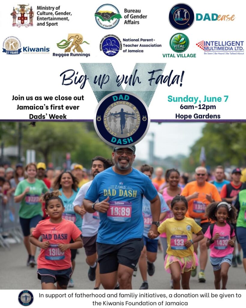 Dad Dash Family 5K Run/3K Walk Roll – Jamaica