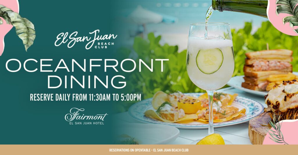 Ocean Front Dining – Puerto Rico