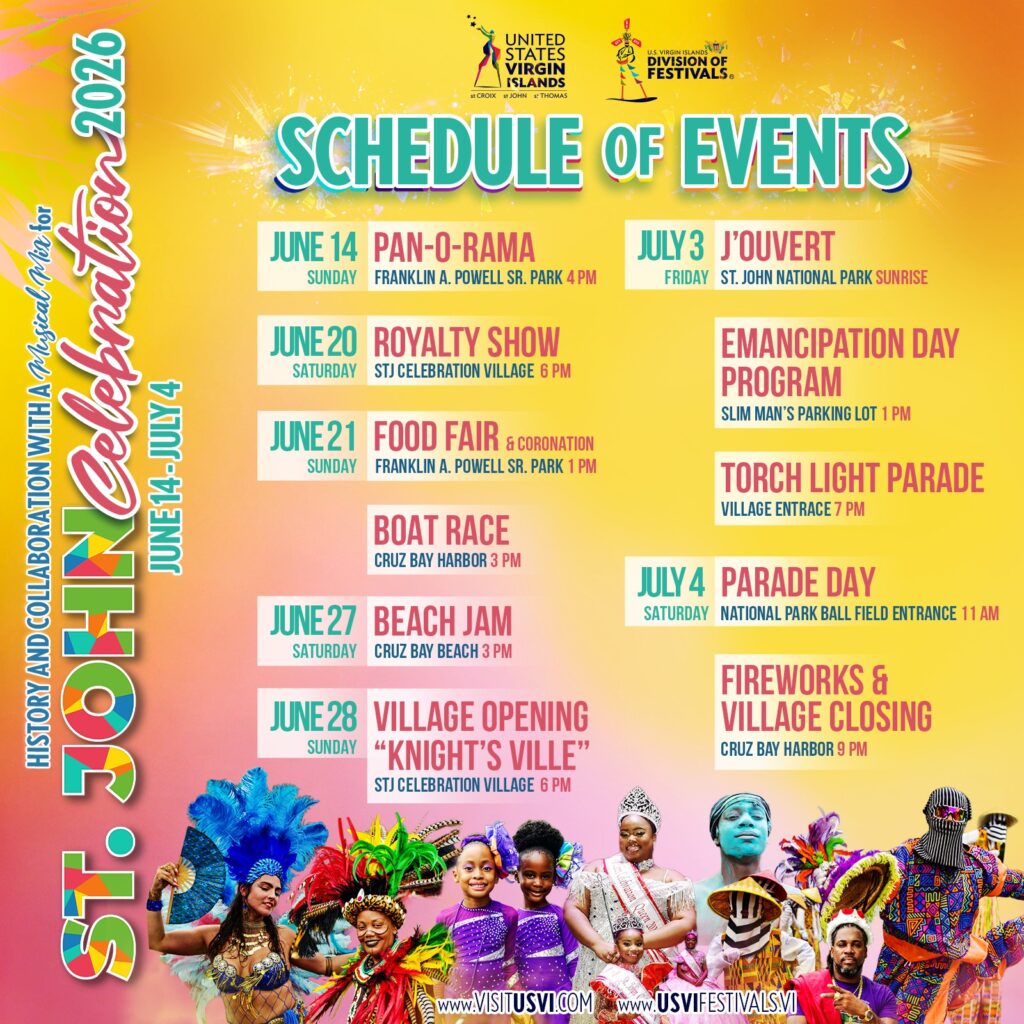 St. John Celebrations 2026 – US. Virgin Islands