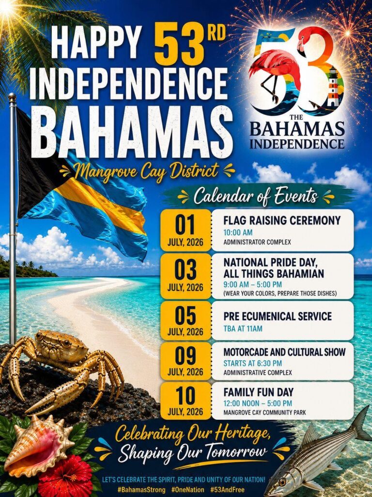 Independence Events – Mangrove Cay, Bahamas