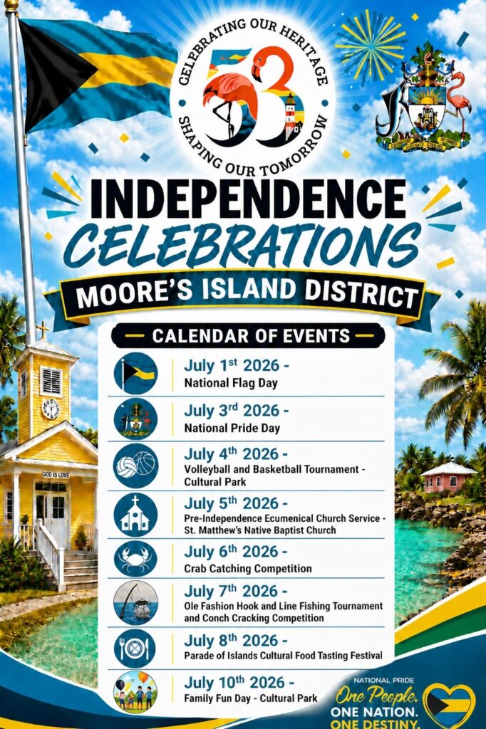 Independence Events – Moore’s Island, Bahamas