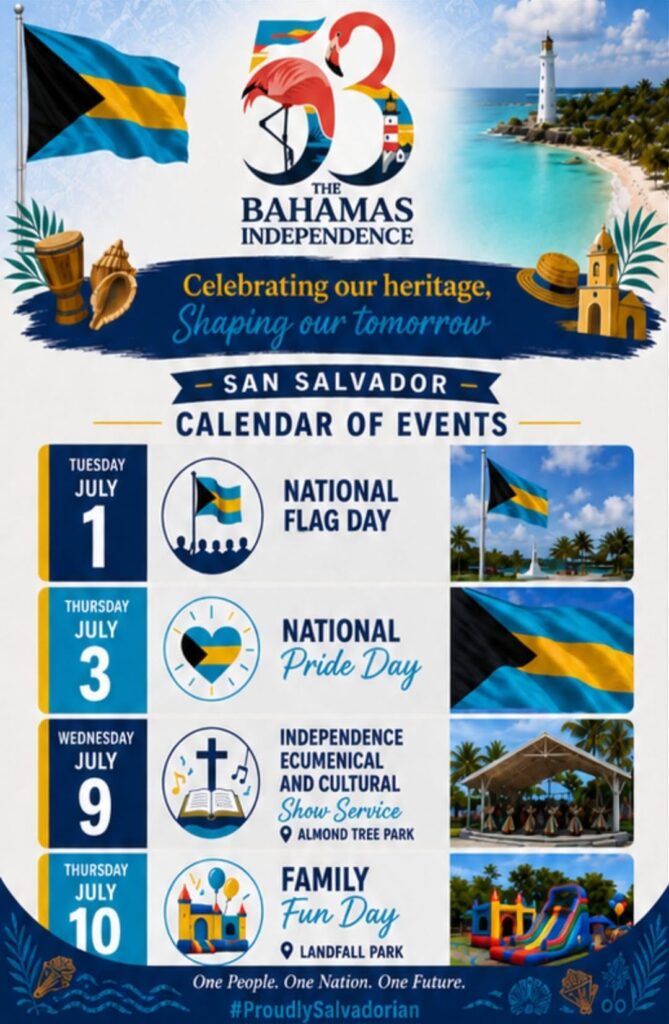 Independence Events – San Salvador, Bahamas