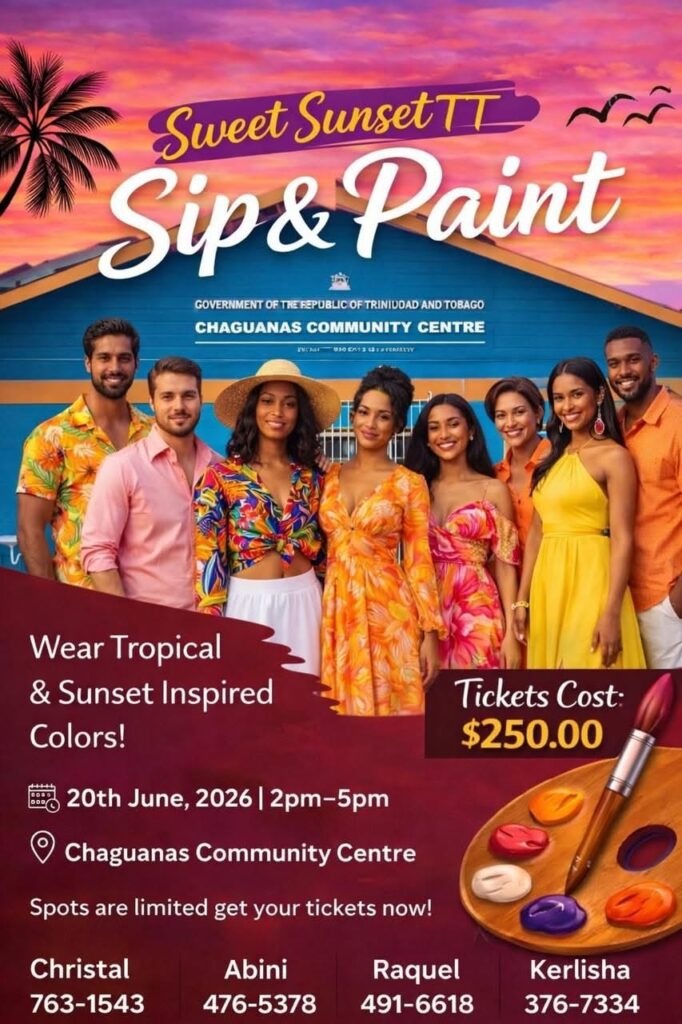 Sweet Sunset TT – Sip & Paint – Trinidad