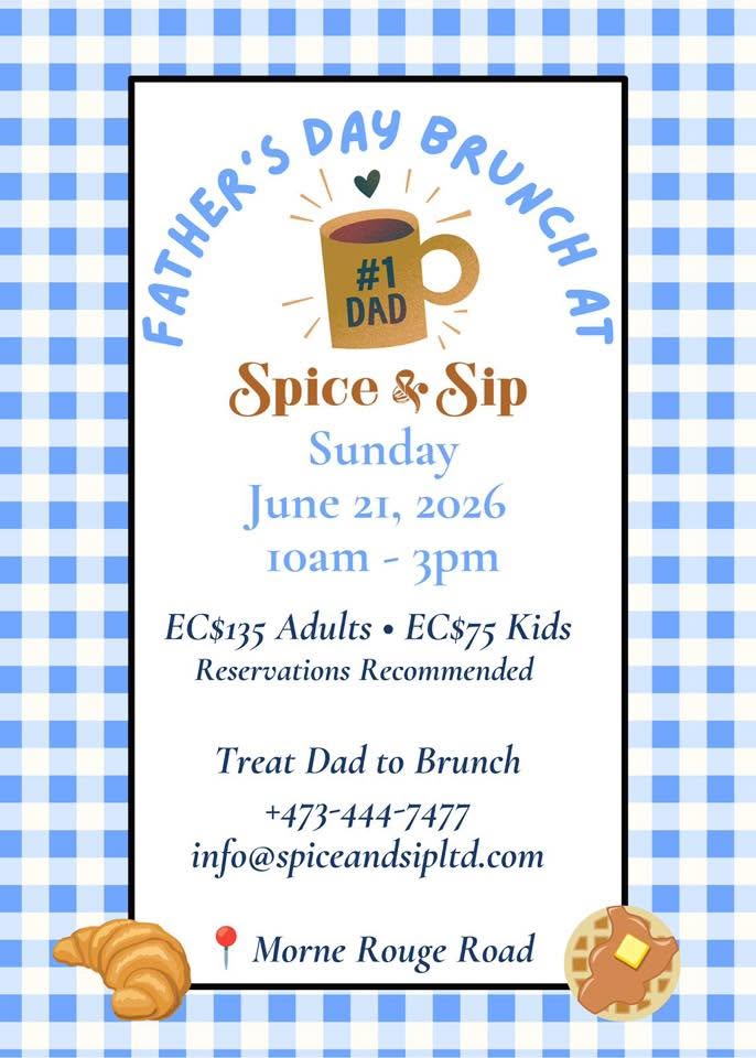 Father’s Day Brunch – Make Reservation – Grenada