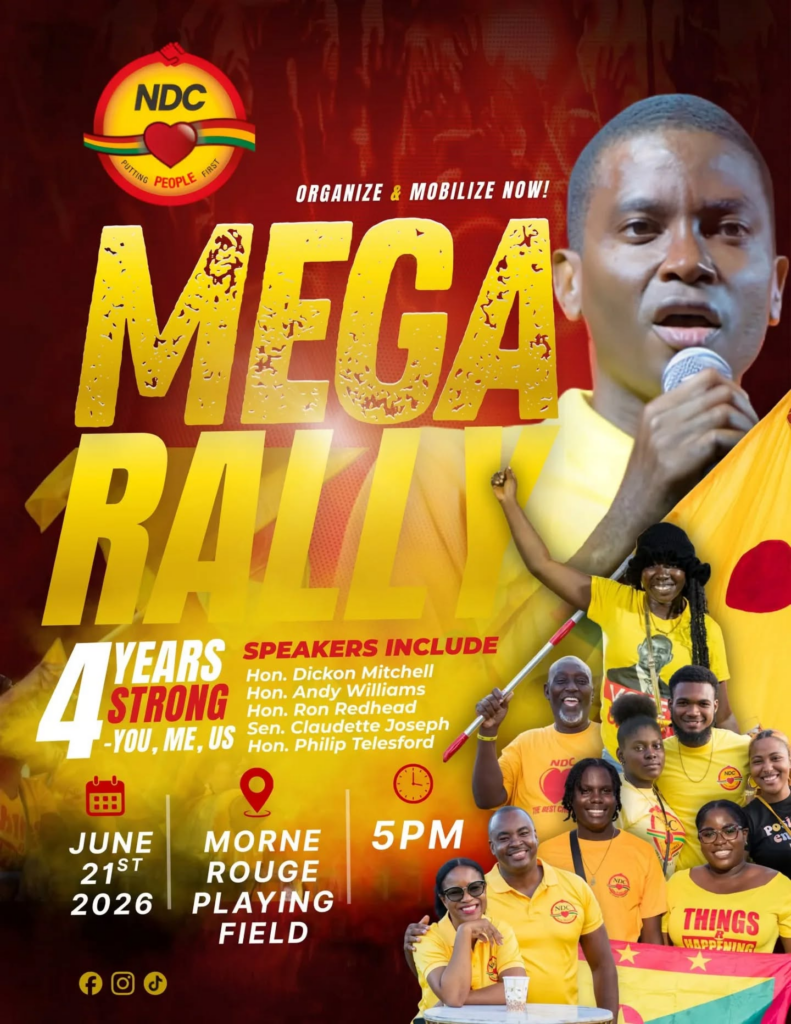 NDC St. David – Mega Rally – Grenada