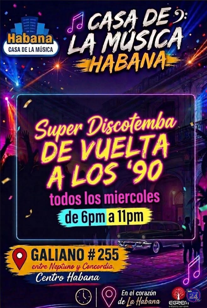 Discotemba Back To The 90s – Wednesdays – Cuba
