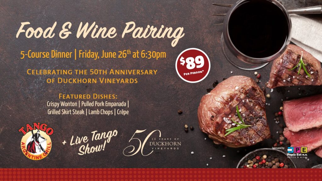  Food & Wine Pairing Dinner – Aruba