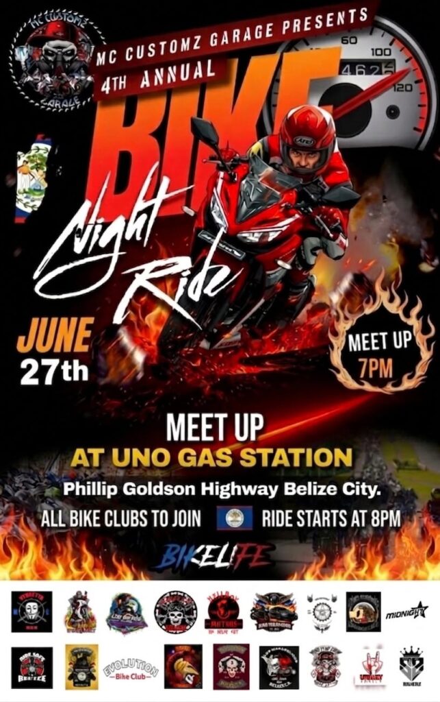 4th Annual Bike Night Ride – Belize
