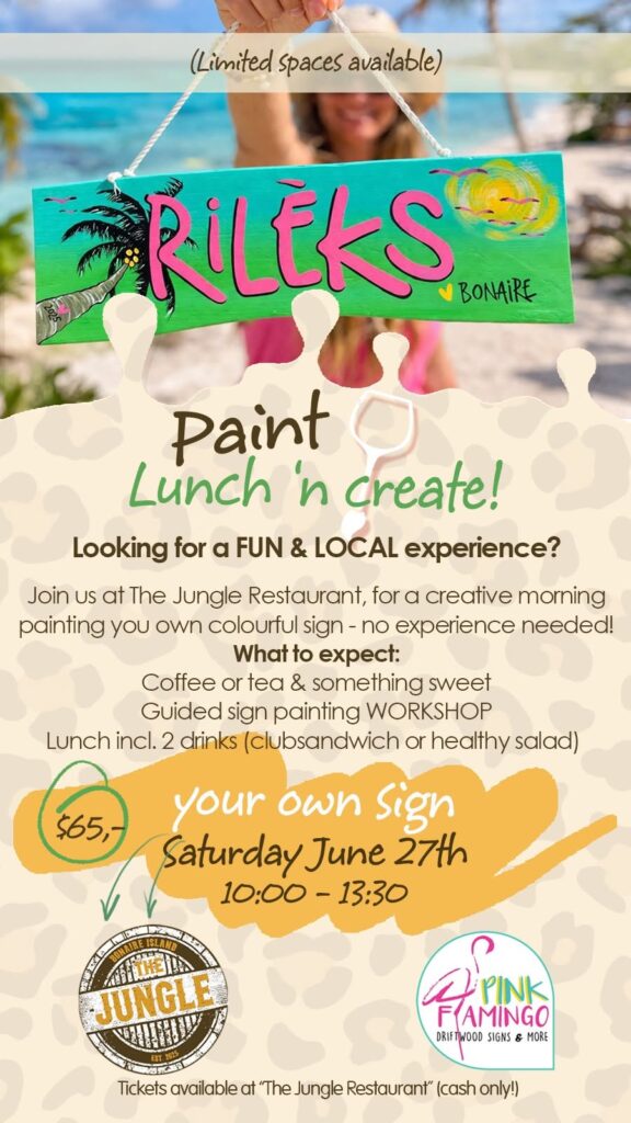 Paint Lunch ‘N Create – Bonaire