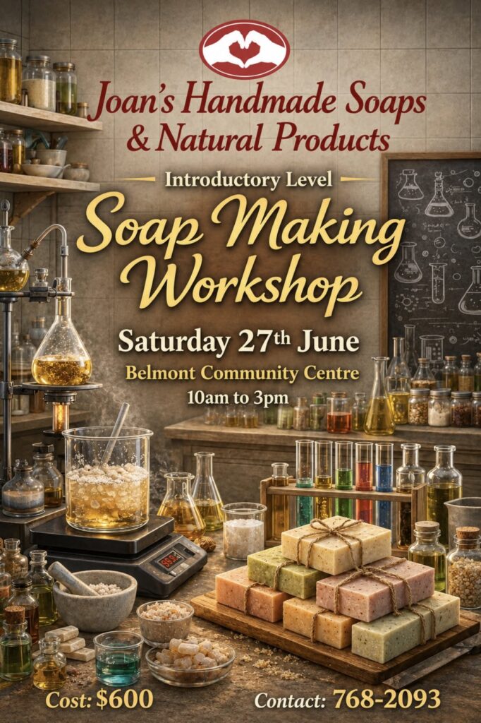 Soap Making Workshop – Trinidad