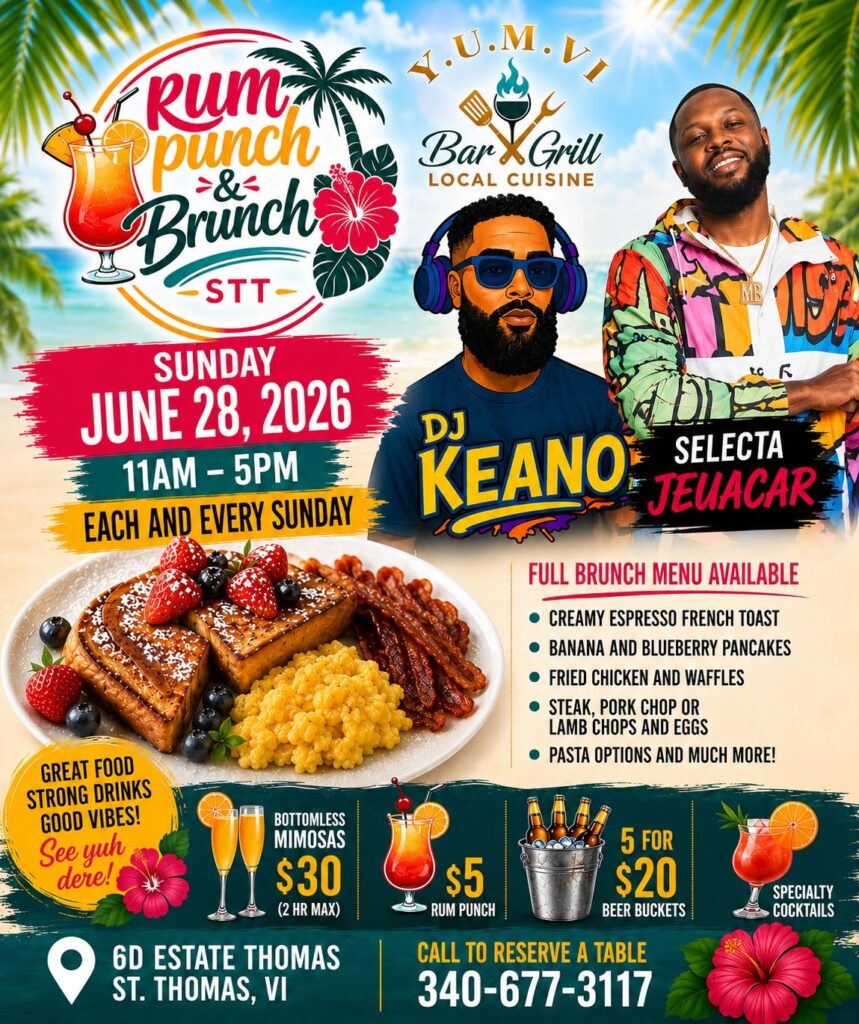 Rum Punch & Brunch – St. Thomas, USVI