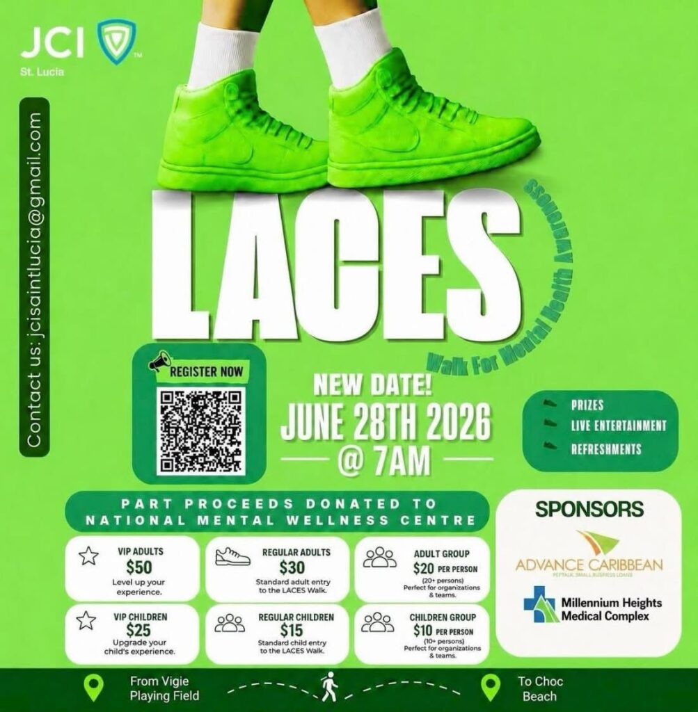 LACES Walk For Mental Health – St. Lucia