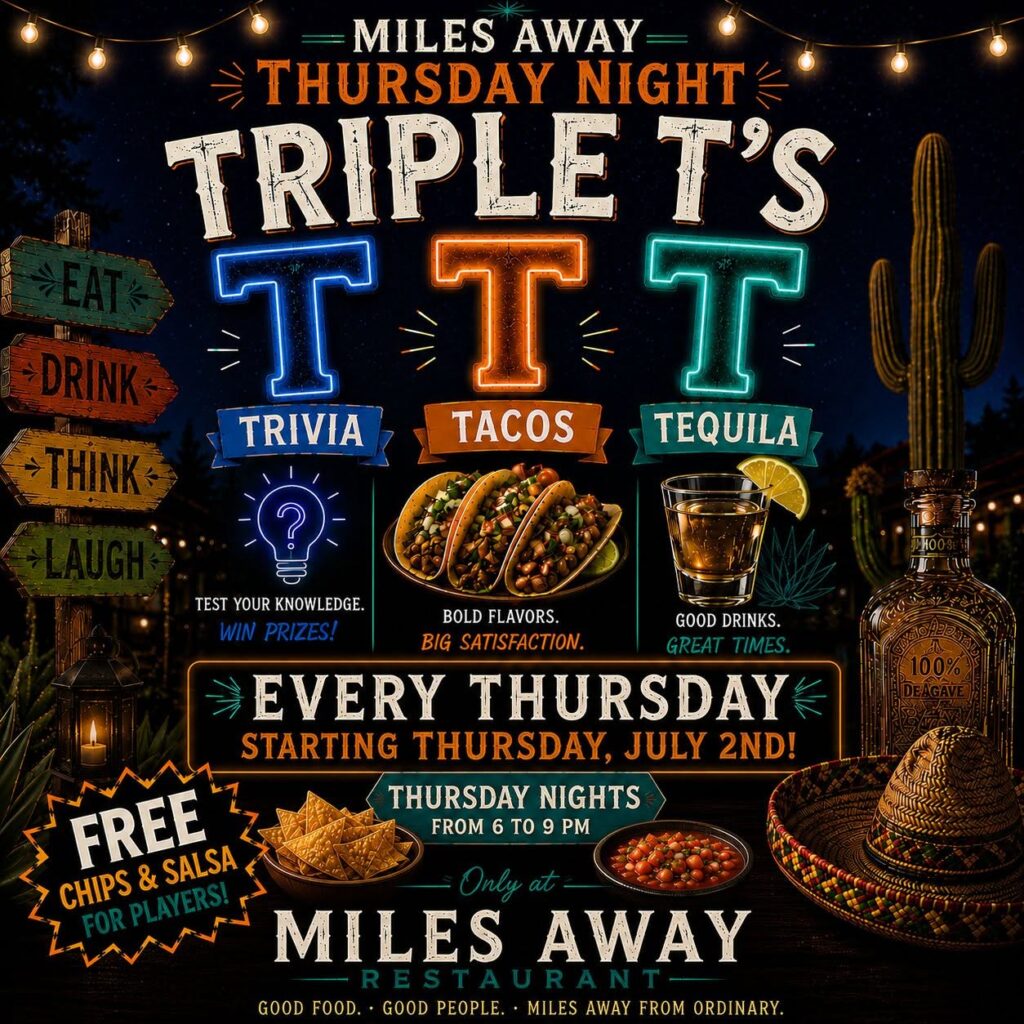 Trivia, Tacos, Tequila – Thursday – Turks & Caicos