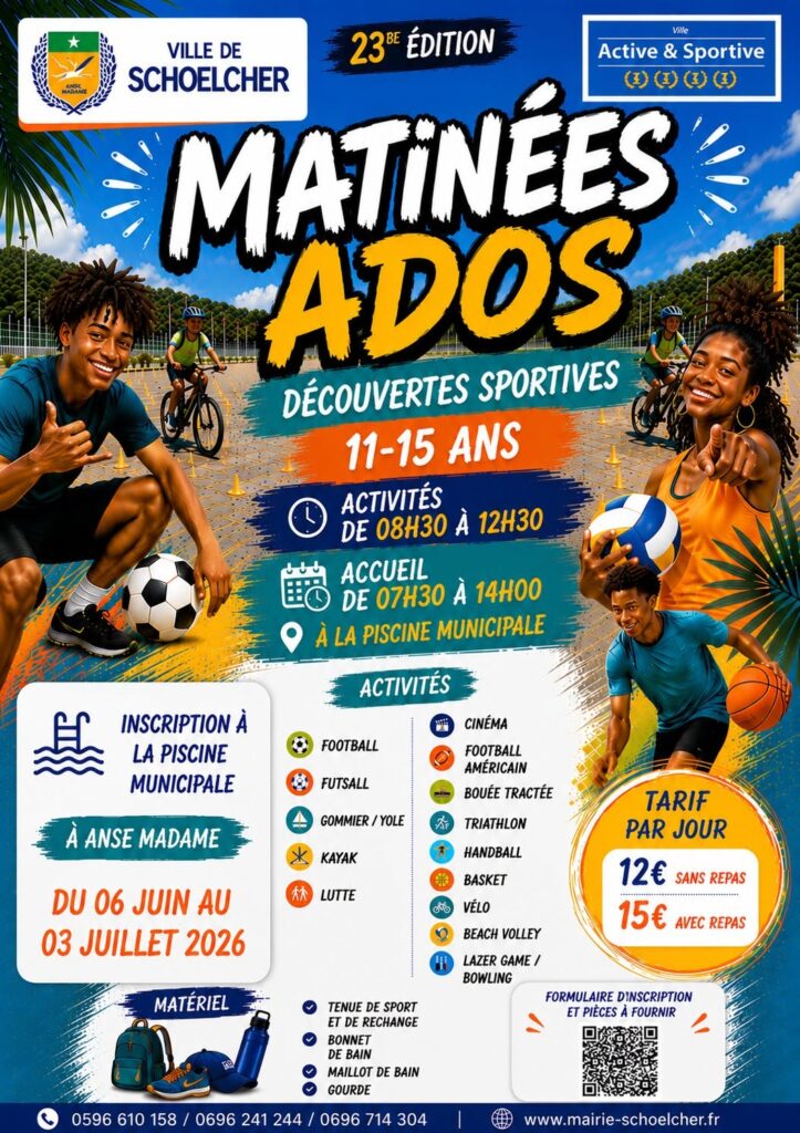 Teen Activities 2026 – Martinique