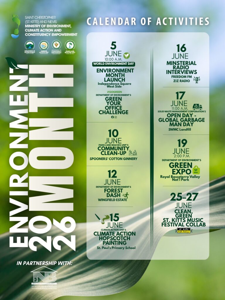 Environment Month Activities 2026 – St. Kitts