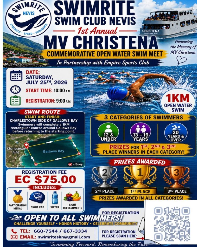 MV Christena Open Water Swim – Nevis