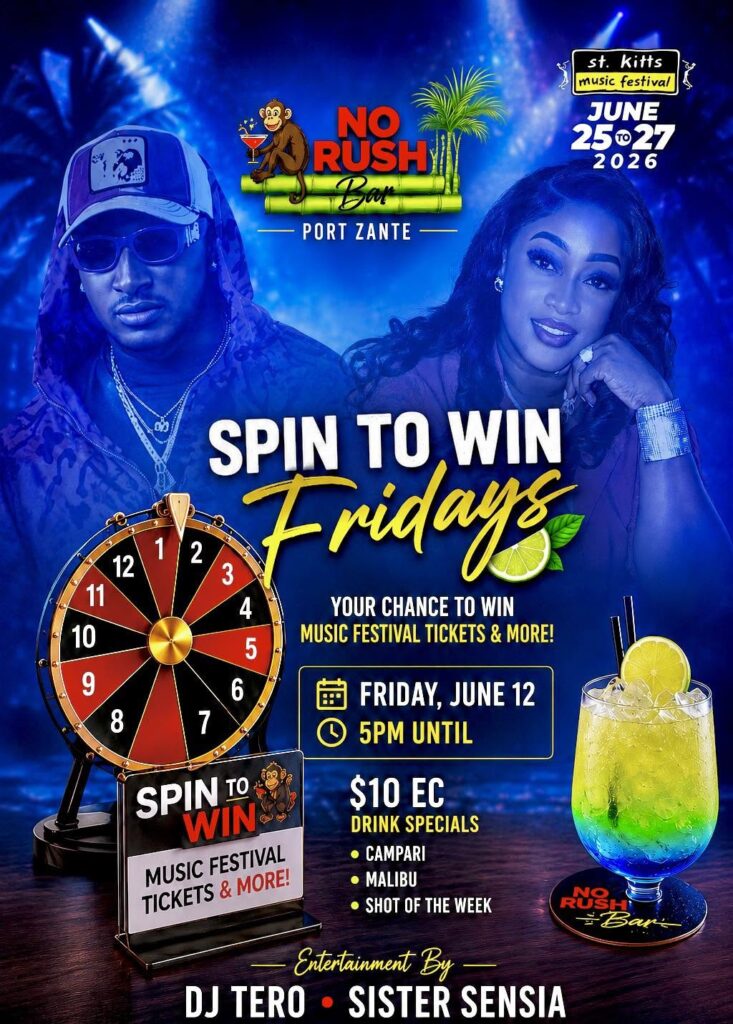 Spin To Win Music Festival Tickets – St. Kitts