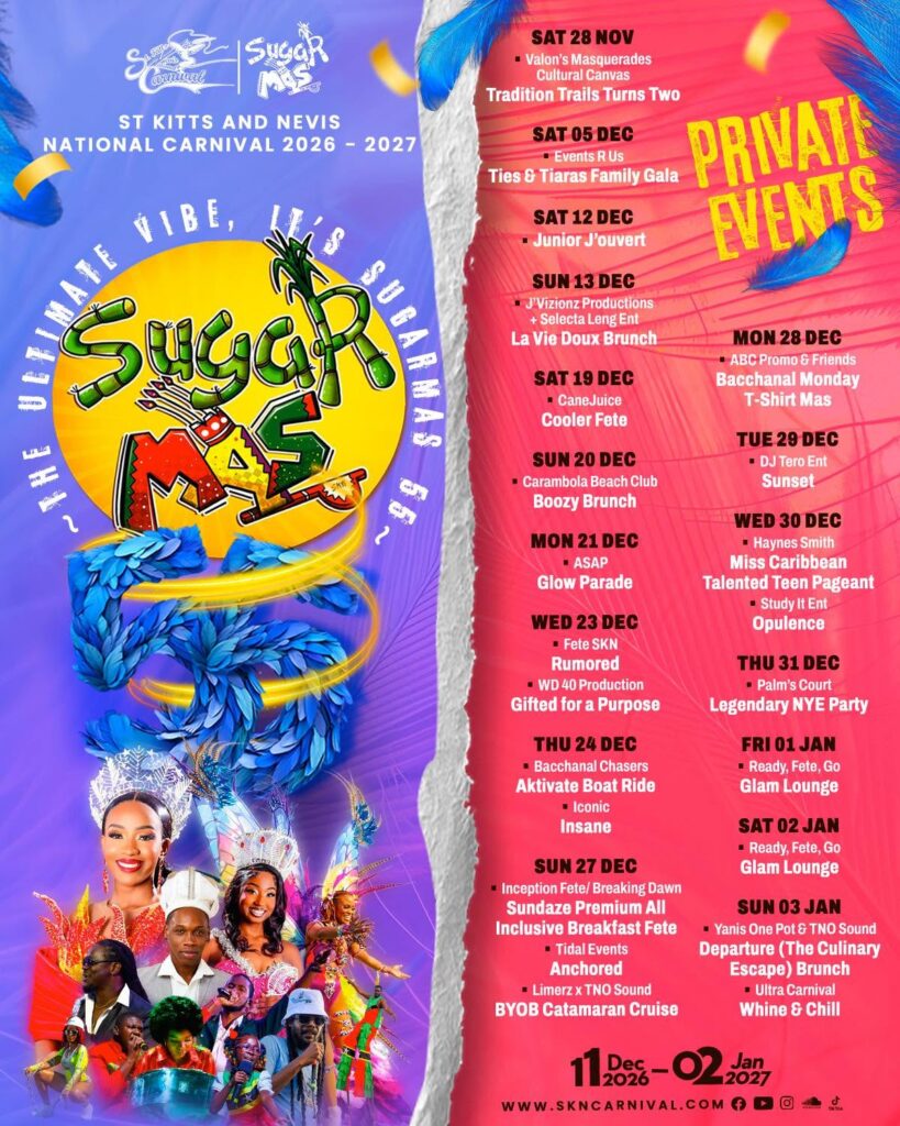 St. Kitts & Nevis National Carnival – Private Events