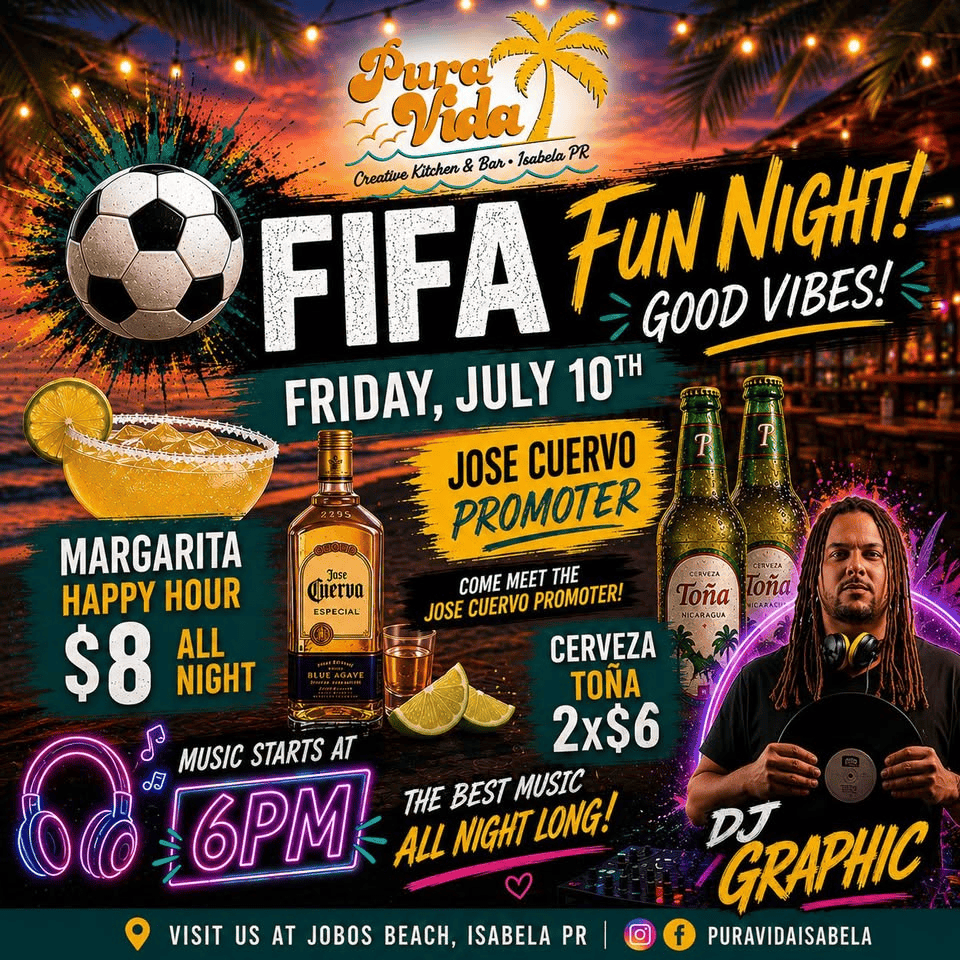 Goals & Good Vibes Night – Puerto Rico