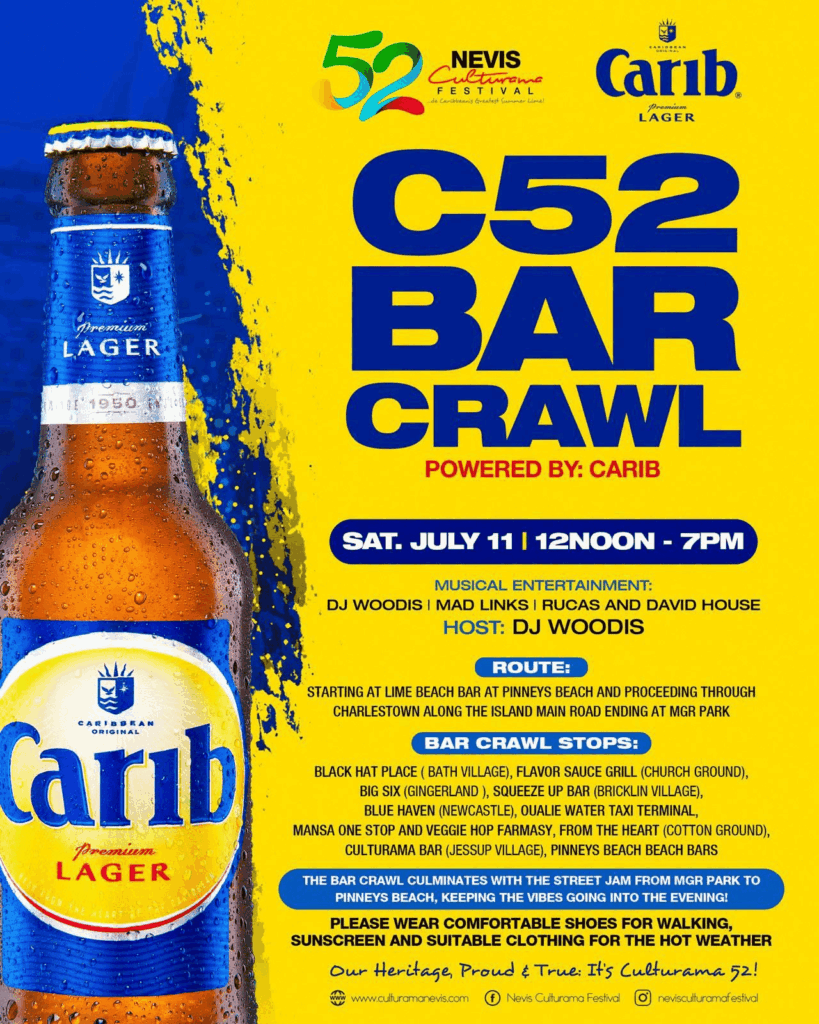 Nevis Culturama 52 Bar Crawl