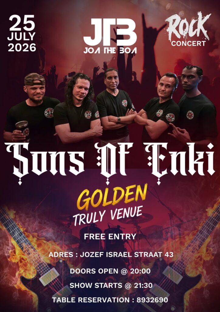 Sons Of Enki – Rock Concert – Suriname