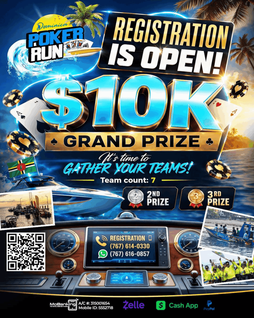 Poker Run Dominica 2026