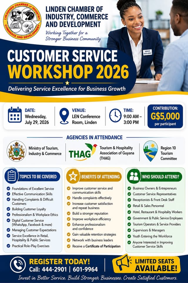 Customer Service Workshop – Linden, Guyana