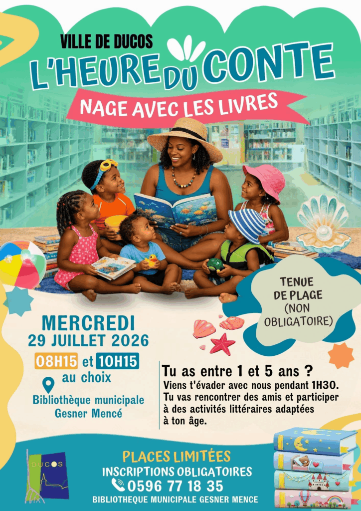 Book Reading To 1 to 5 Year Olds – Martinique