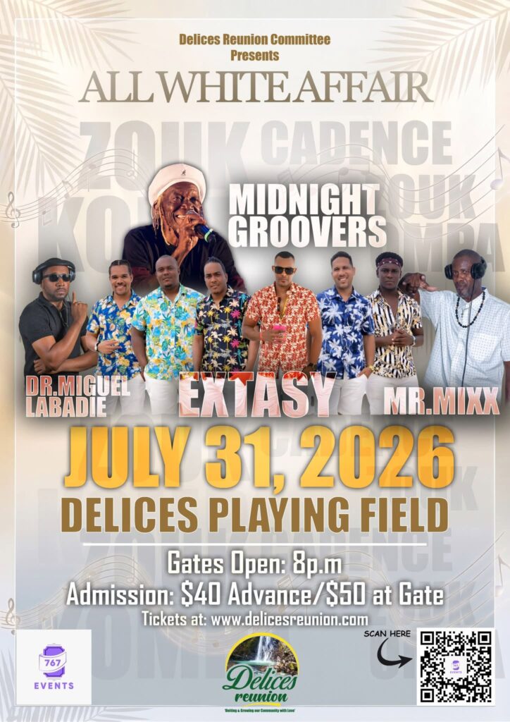 All White Affair Fete – Delices Reunion – Dominica