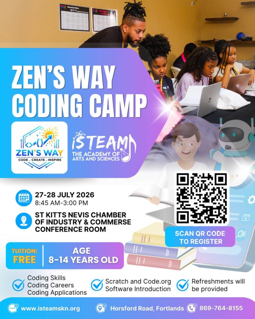 Zen’s Way Coding Camp – St. Kitts