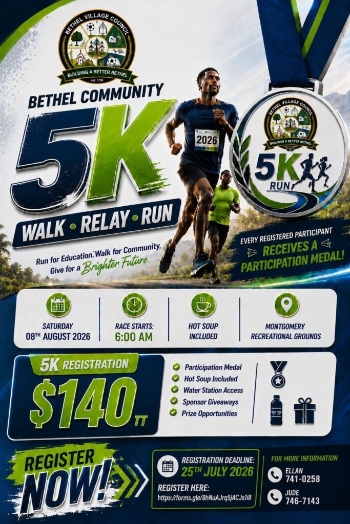 Bethel Village Council 5K Walk/Run/Relay – Tobago