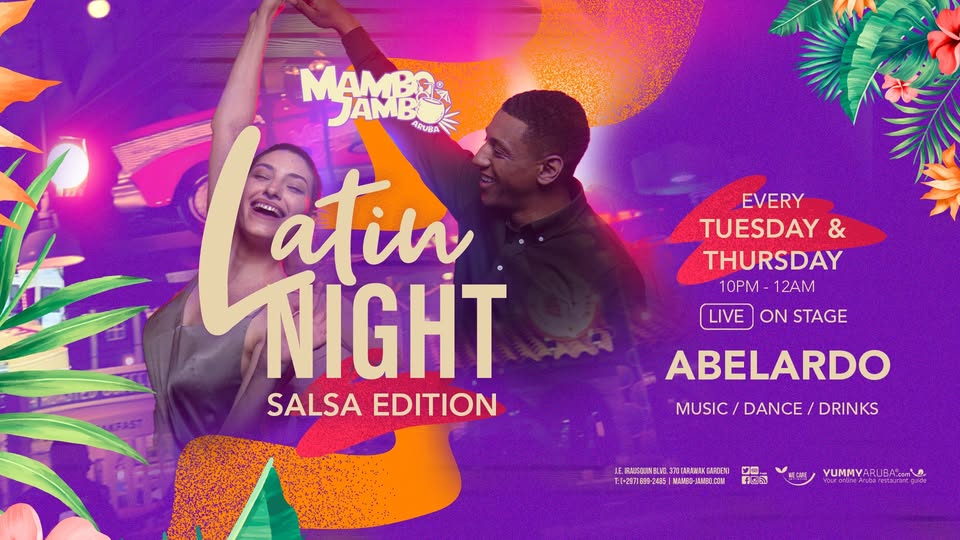 Latin Night At Mambo Jambo – Aruba
